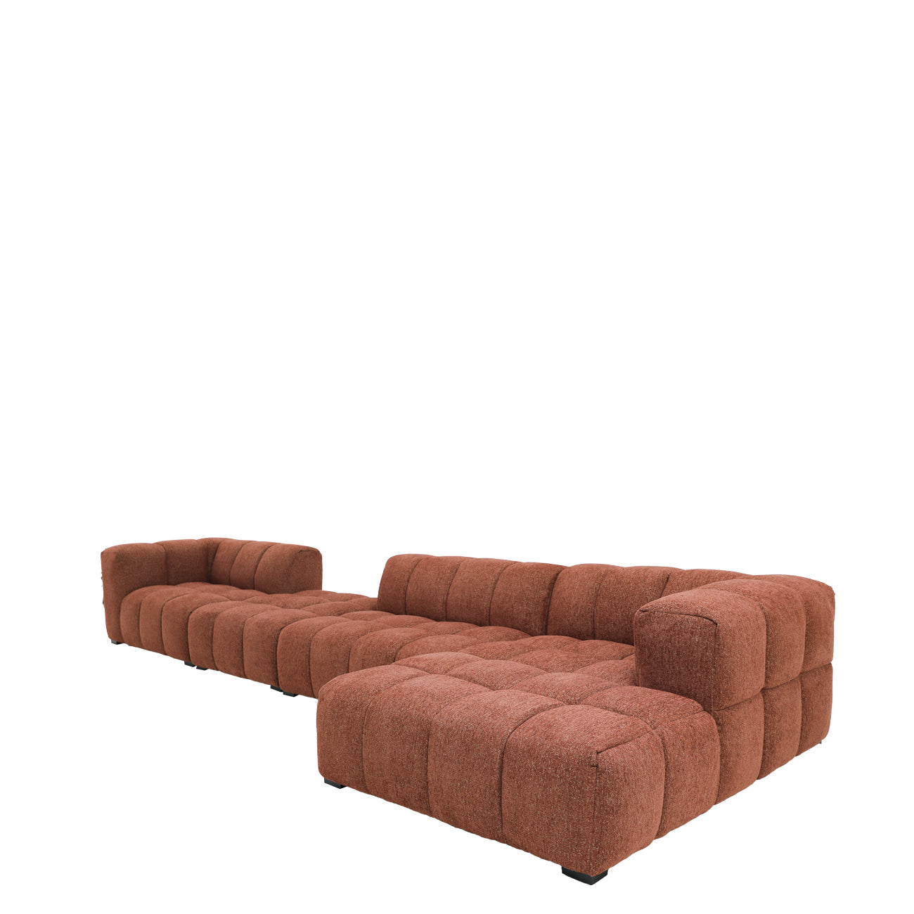 Manhattan Modular LH Armchair - Burnt Sienna