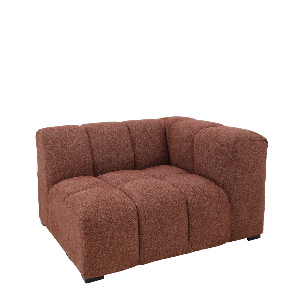 Manhattan Modular RH Armchair - Burnt Sienna
