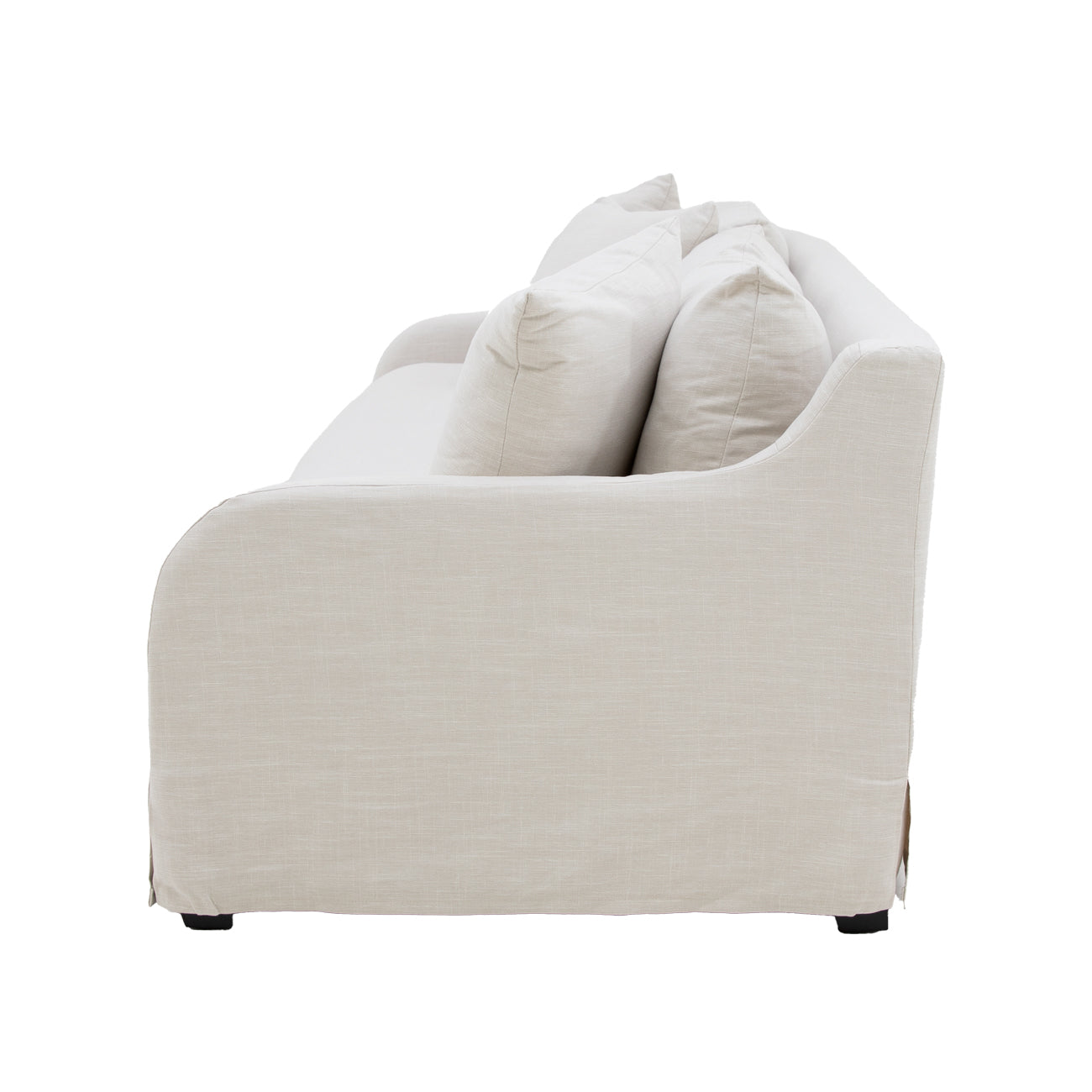 Eden 3 Seater Slipcover Sofa - Pearl Oat