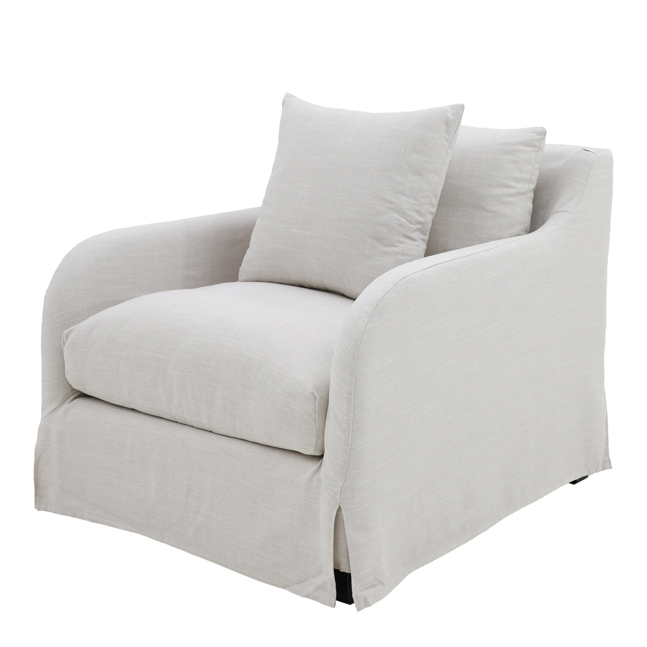 Eden Slipcover Armchair - Pearl Oat
