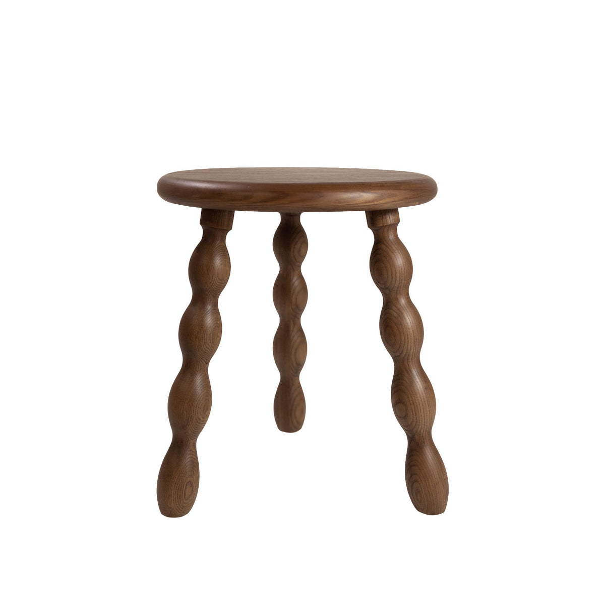 Bobbin Stool - Walnut Brown