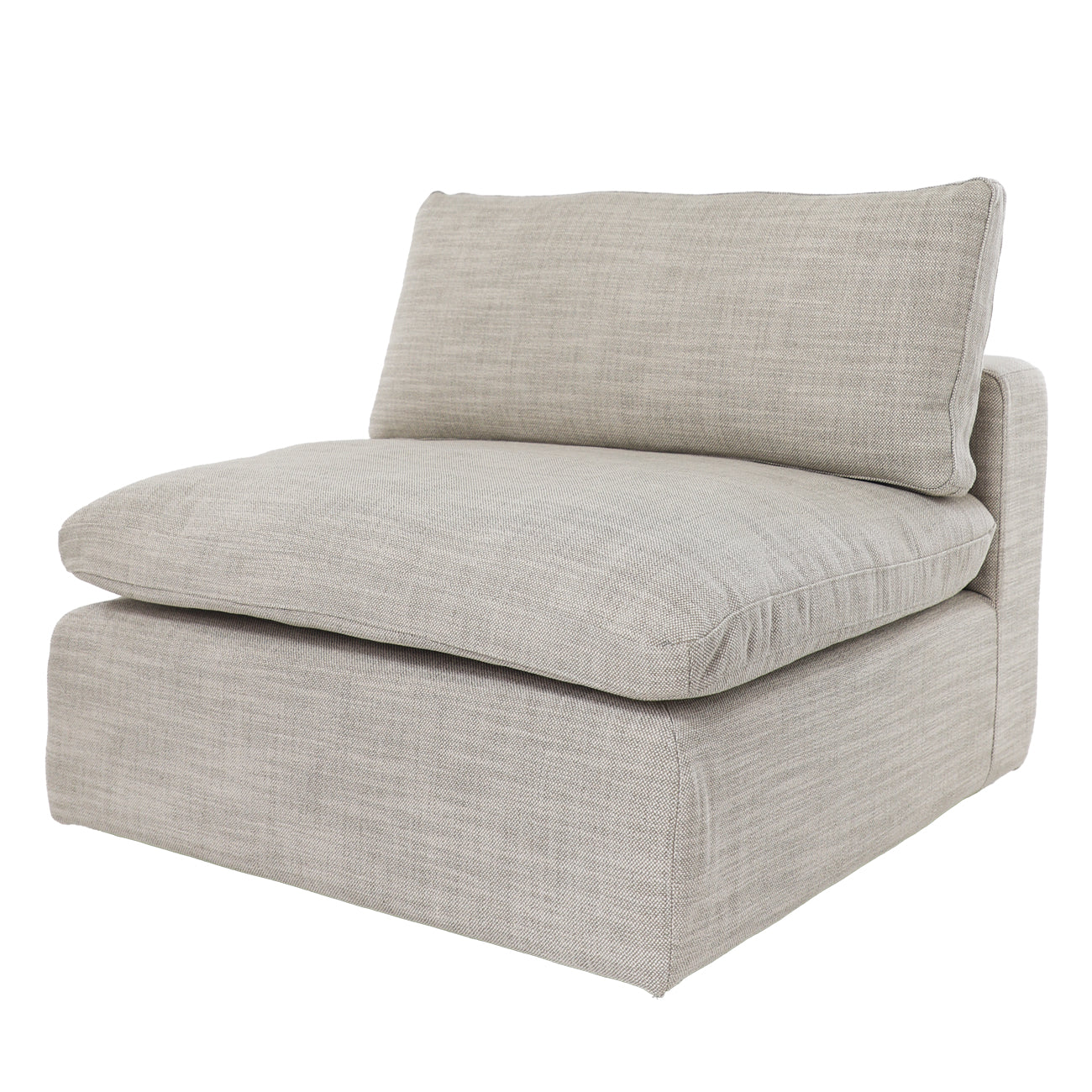 Float Modular Sofa Armless - JD Grounded Linen