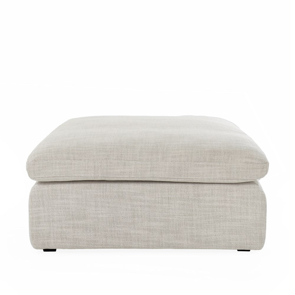 Float Modular Sofa Ottoman - JD Grounded Linen