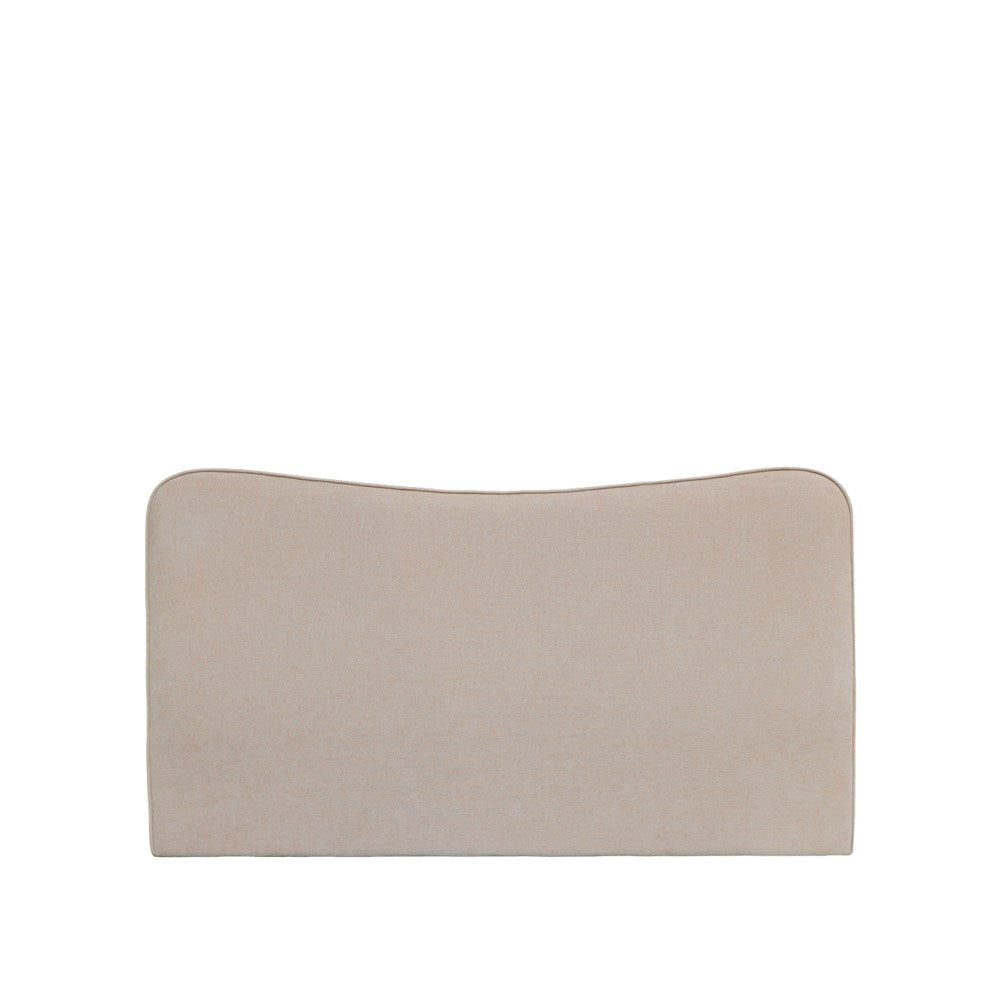 Harper Headboard Medium/King - Beige - 130cm High