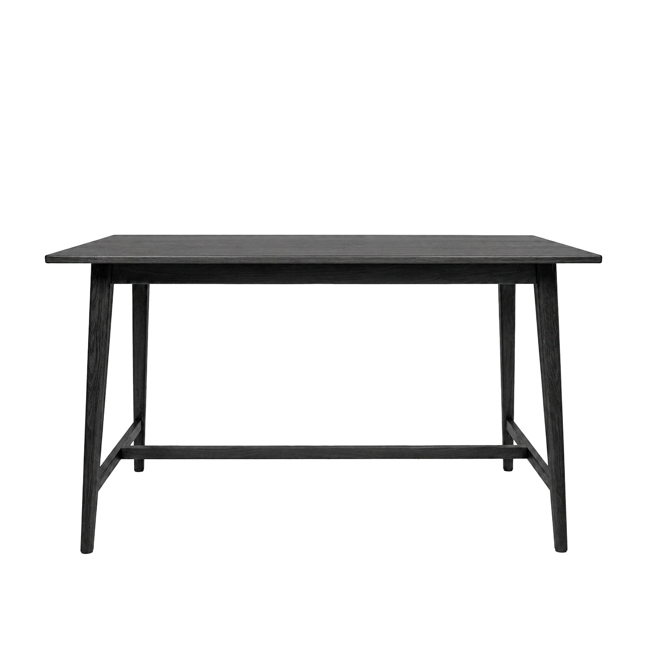 Vaasa Oak Bar Table - Matte Black