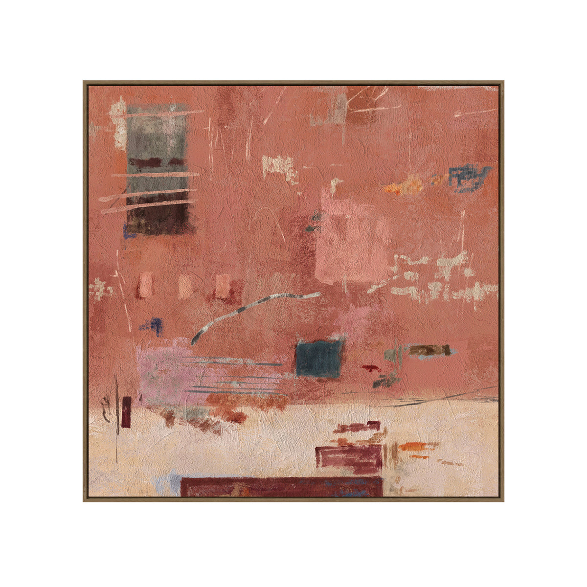 Betty - Textured Surface Framed Canvas
