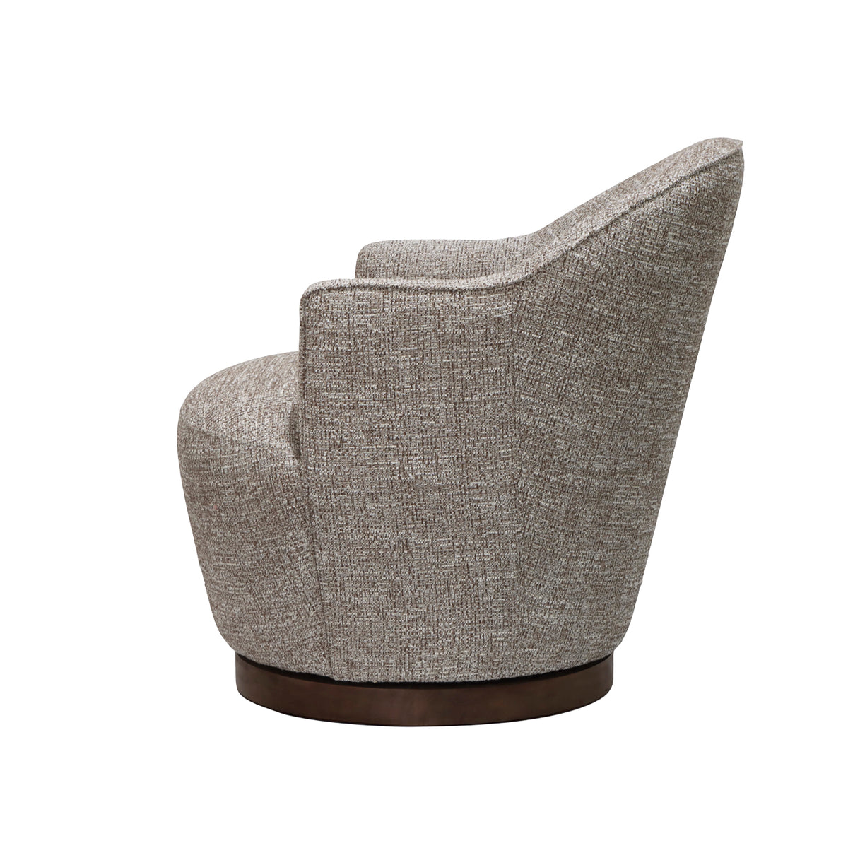 Ferguson Swivel Chair - Mid Brown