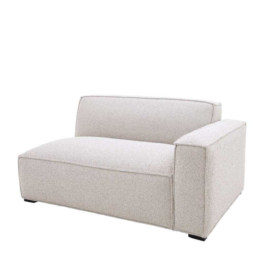 Tribeca Modular RH Armchair - Warm Alabaster