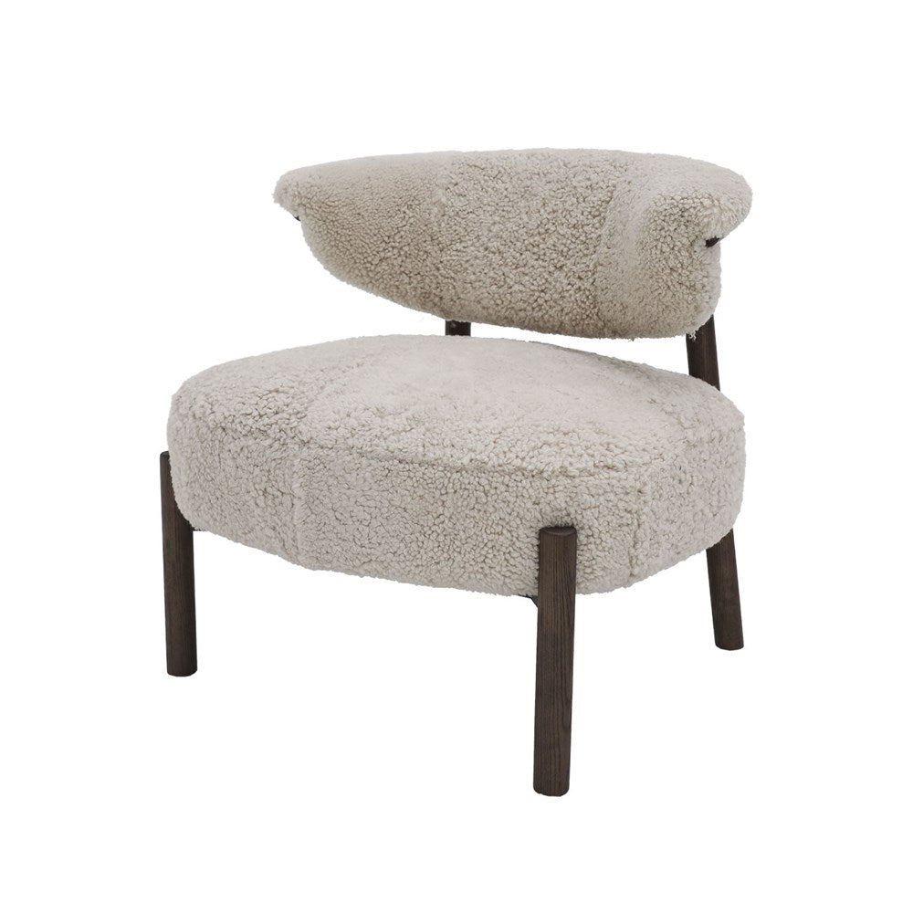 Huxley Occasional Chair - Natural Sheepskin