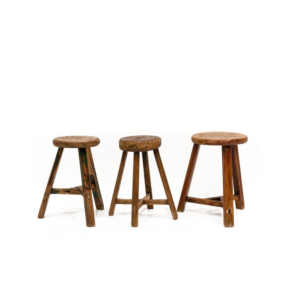 Original Wooden Round Stool - Large