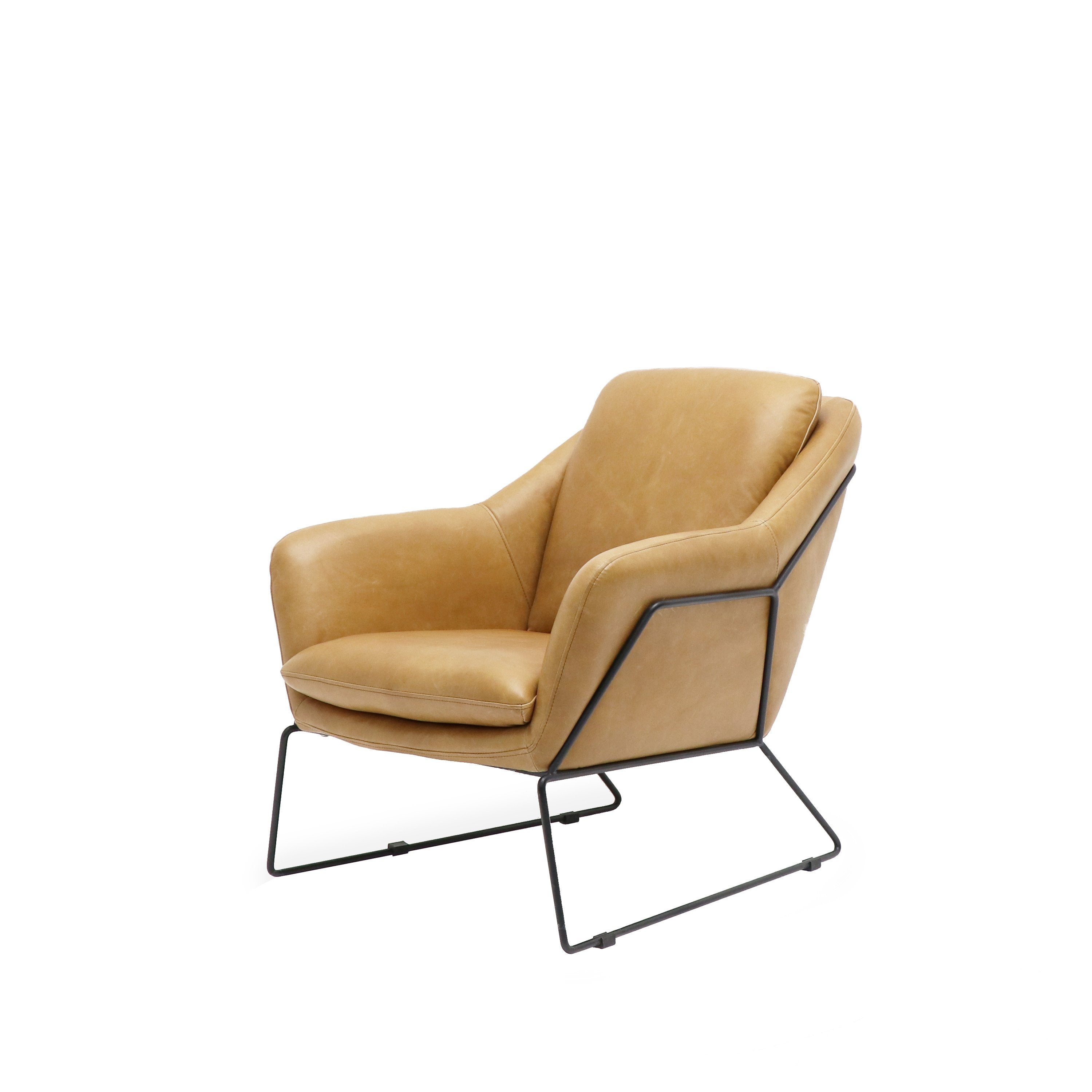 Workshop Leather Armchair - Golden Tan