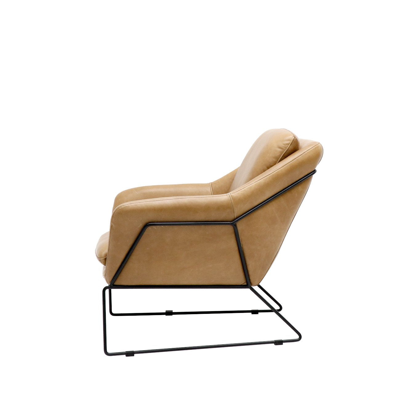 Workshop Leather Armchair - Golden Tan