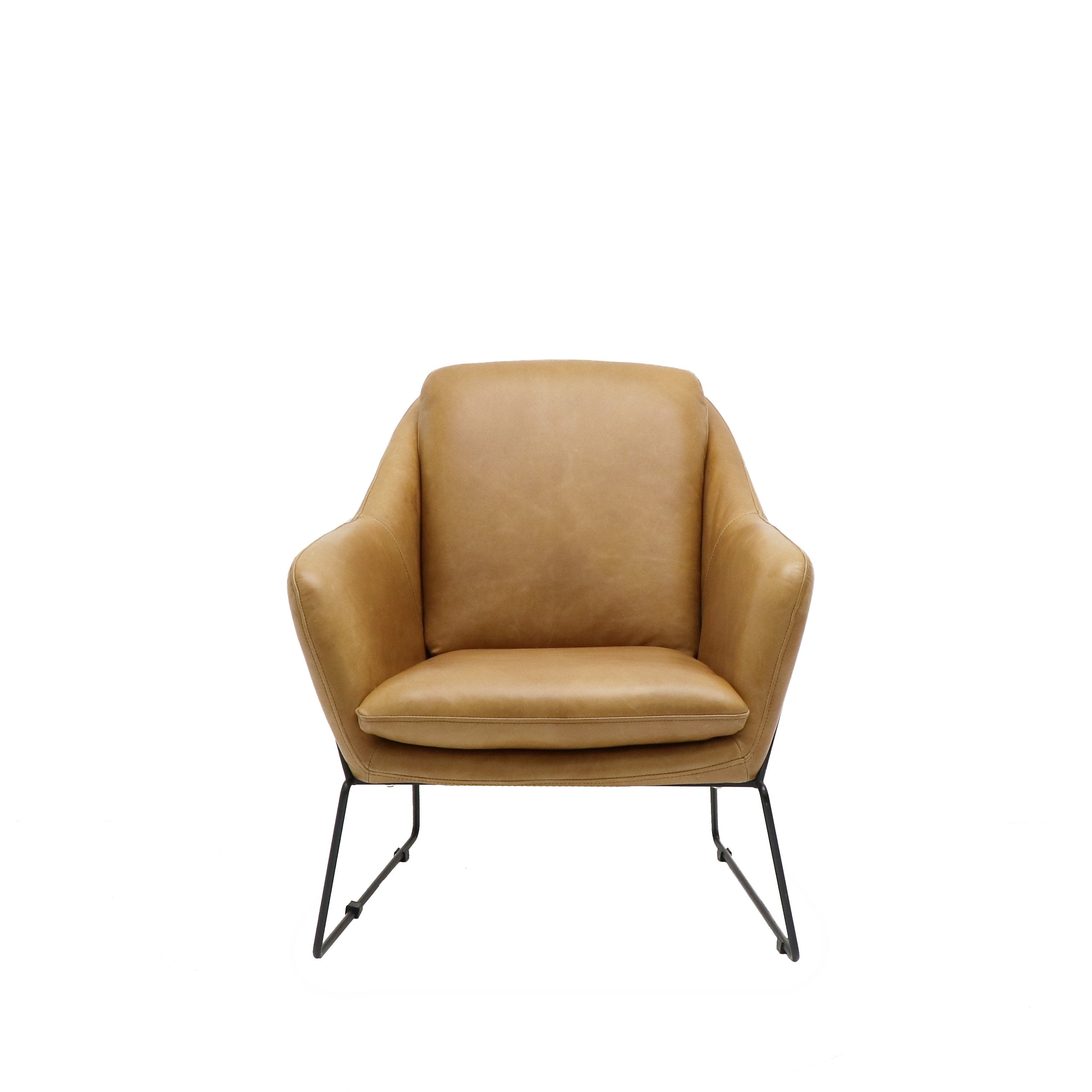 Workshop Leather Armchair - Golden Tan