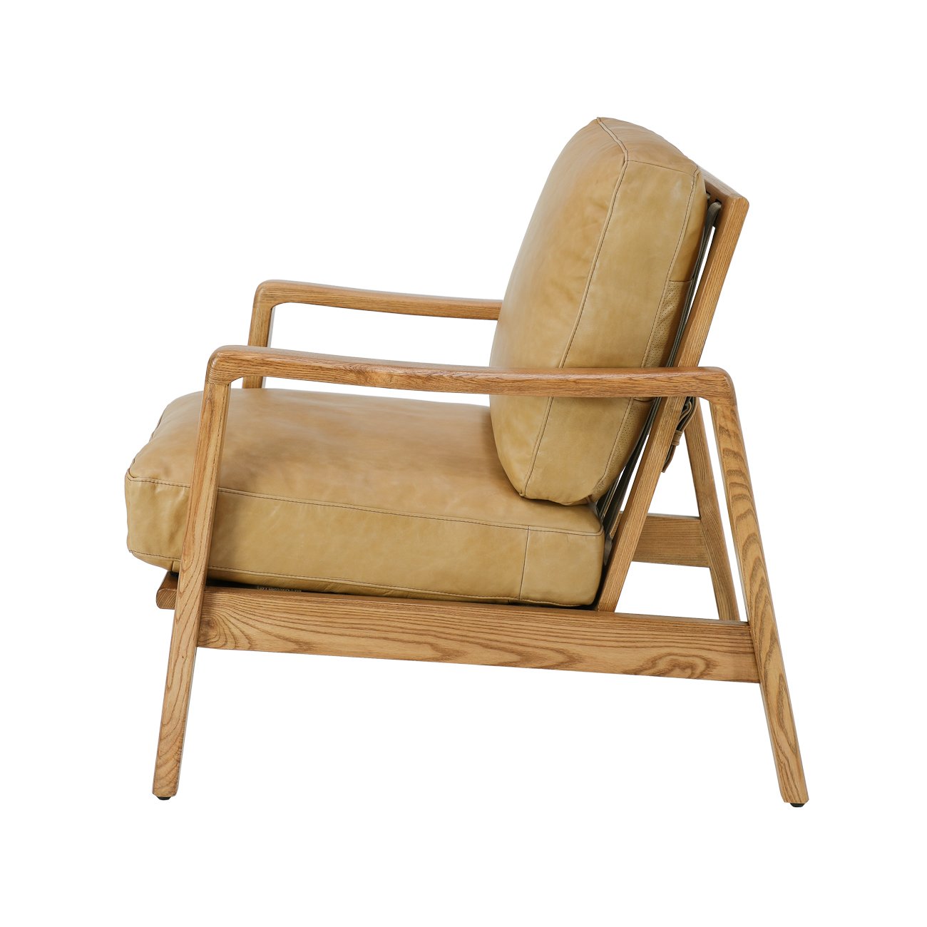 Reid Armchair - Tan Leather