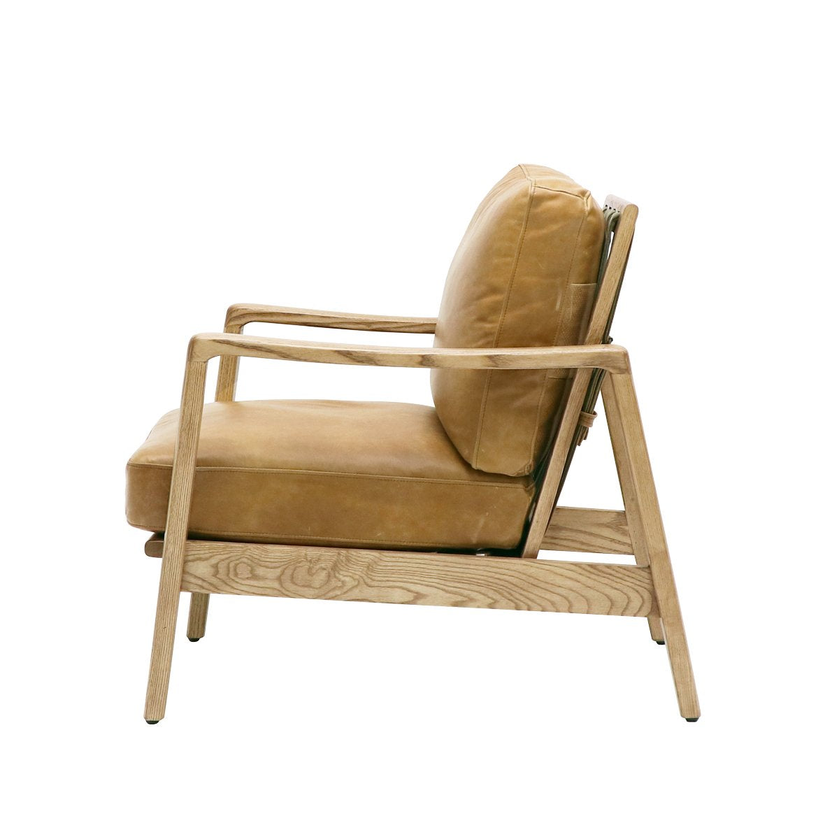 Reid 2 Seater Sofa - Tan Leather