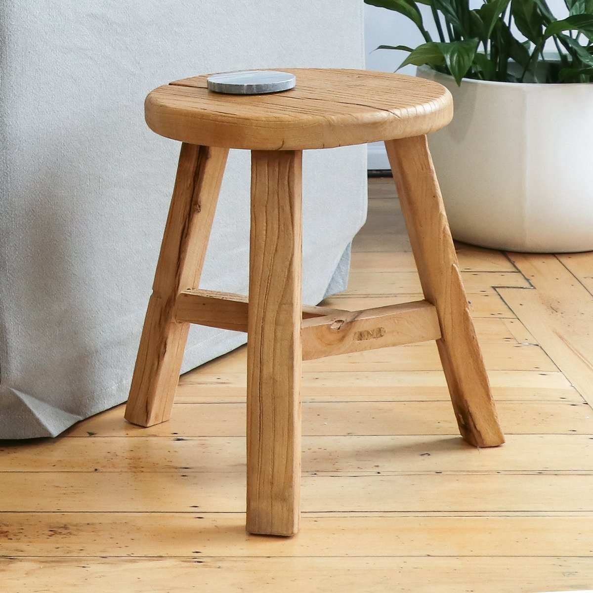 Parq Stool - Round - Natural