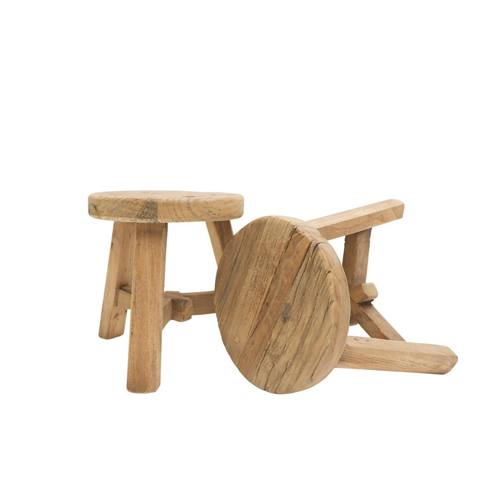 Parq Footstool Natural - Round