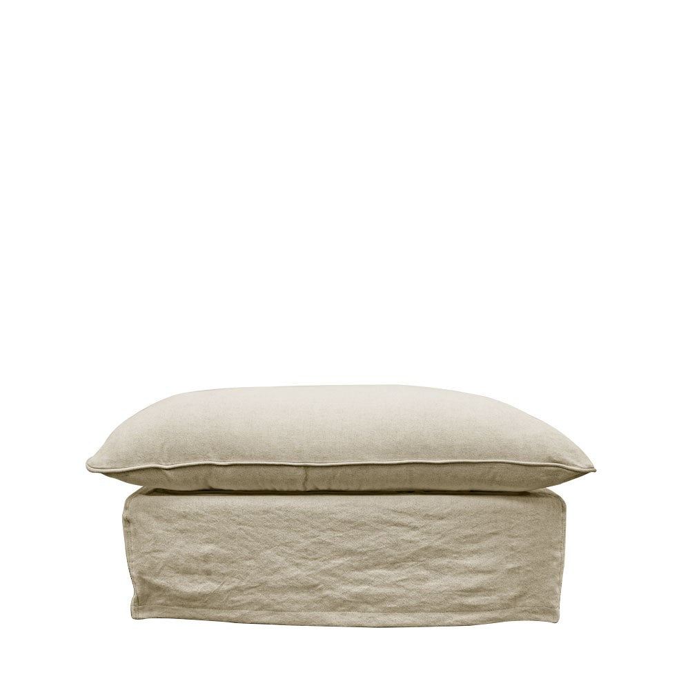 Lotus Ottoman - Khaki