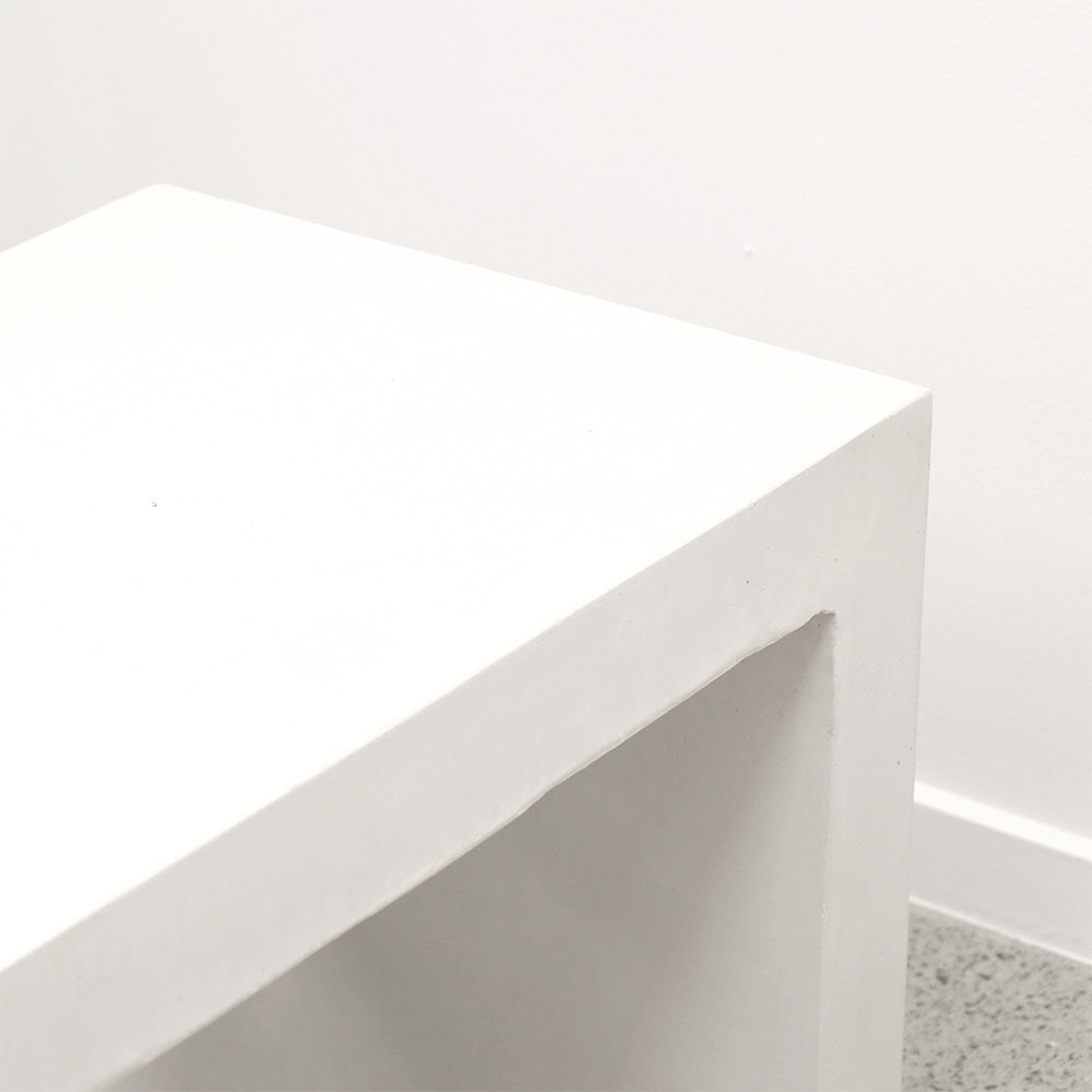 Palma Concrete Bench - 160cm - Chalk