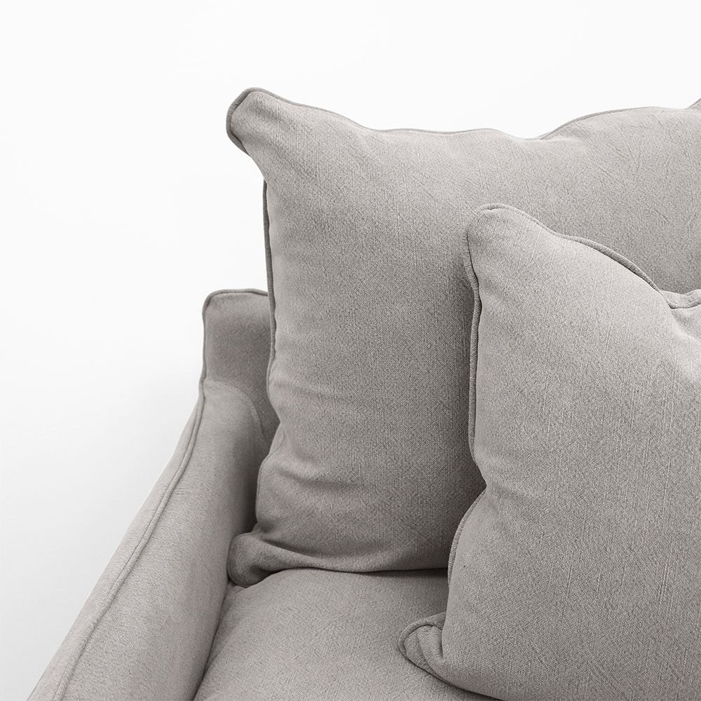 Lotus Slipcover Armchair - Cement Cover Set Only