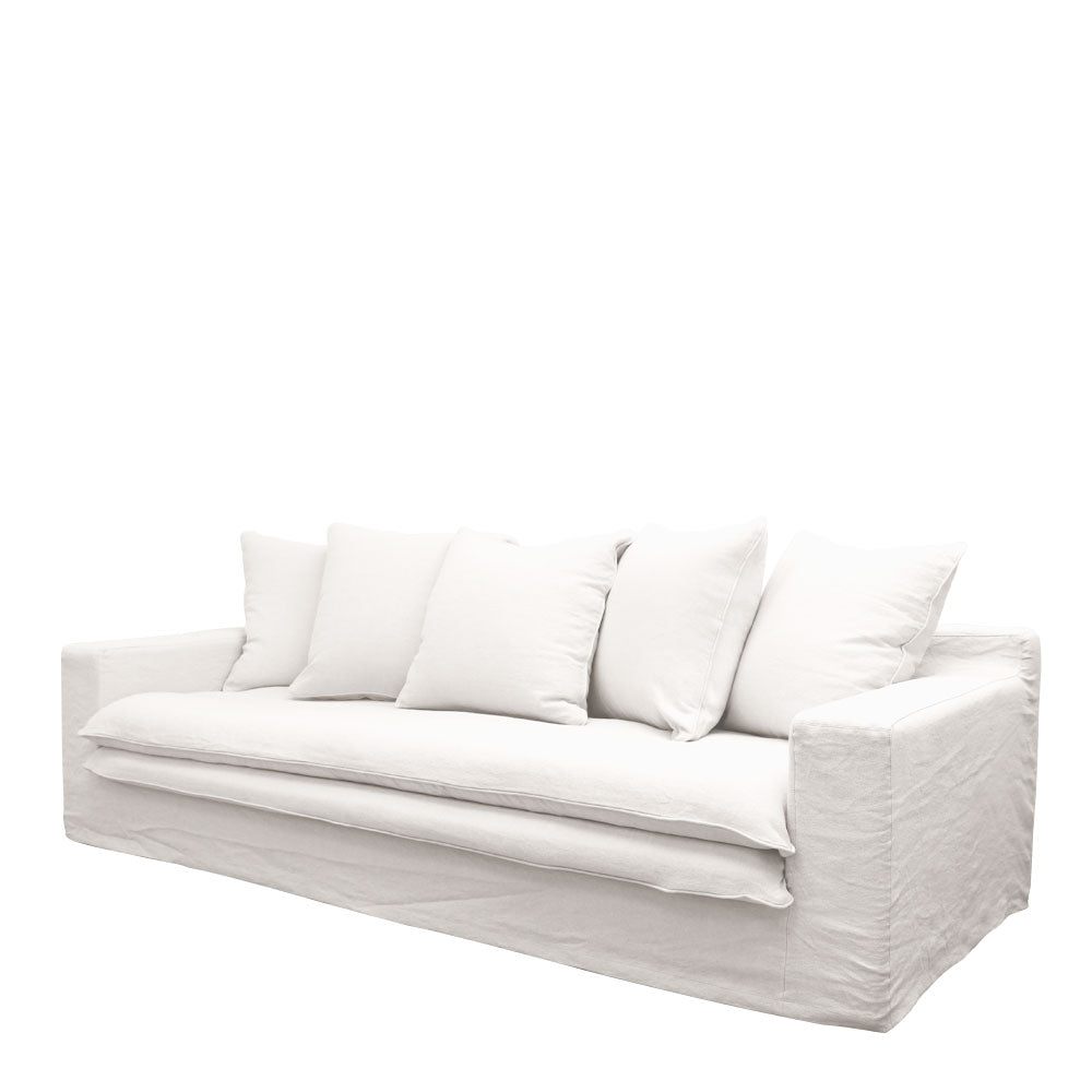 Keely Slipcover Sofa 3 Seater - White Cover Set Only