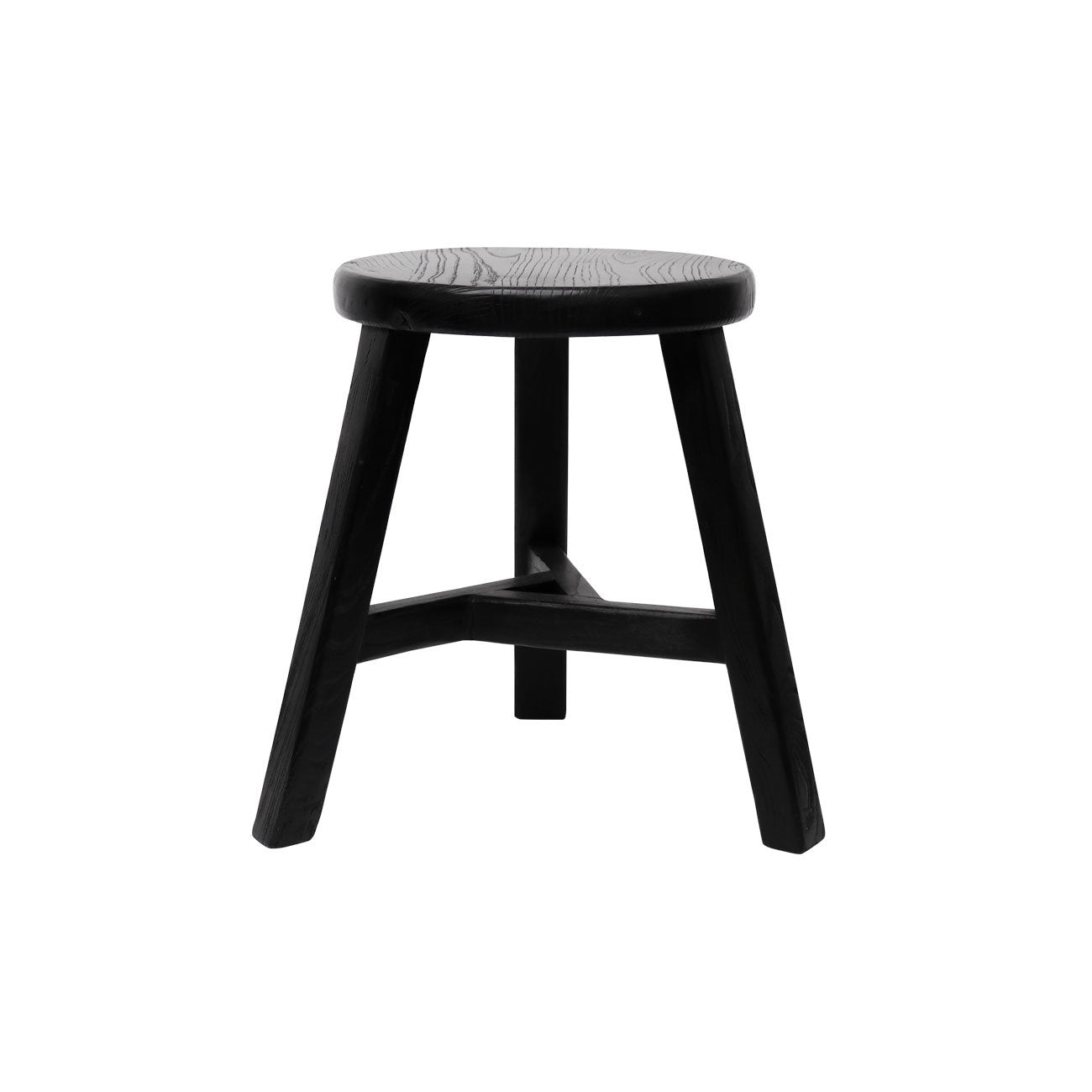 Parq Stool - 35cm Round - Black