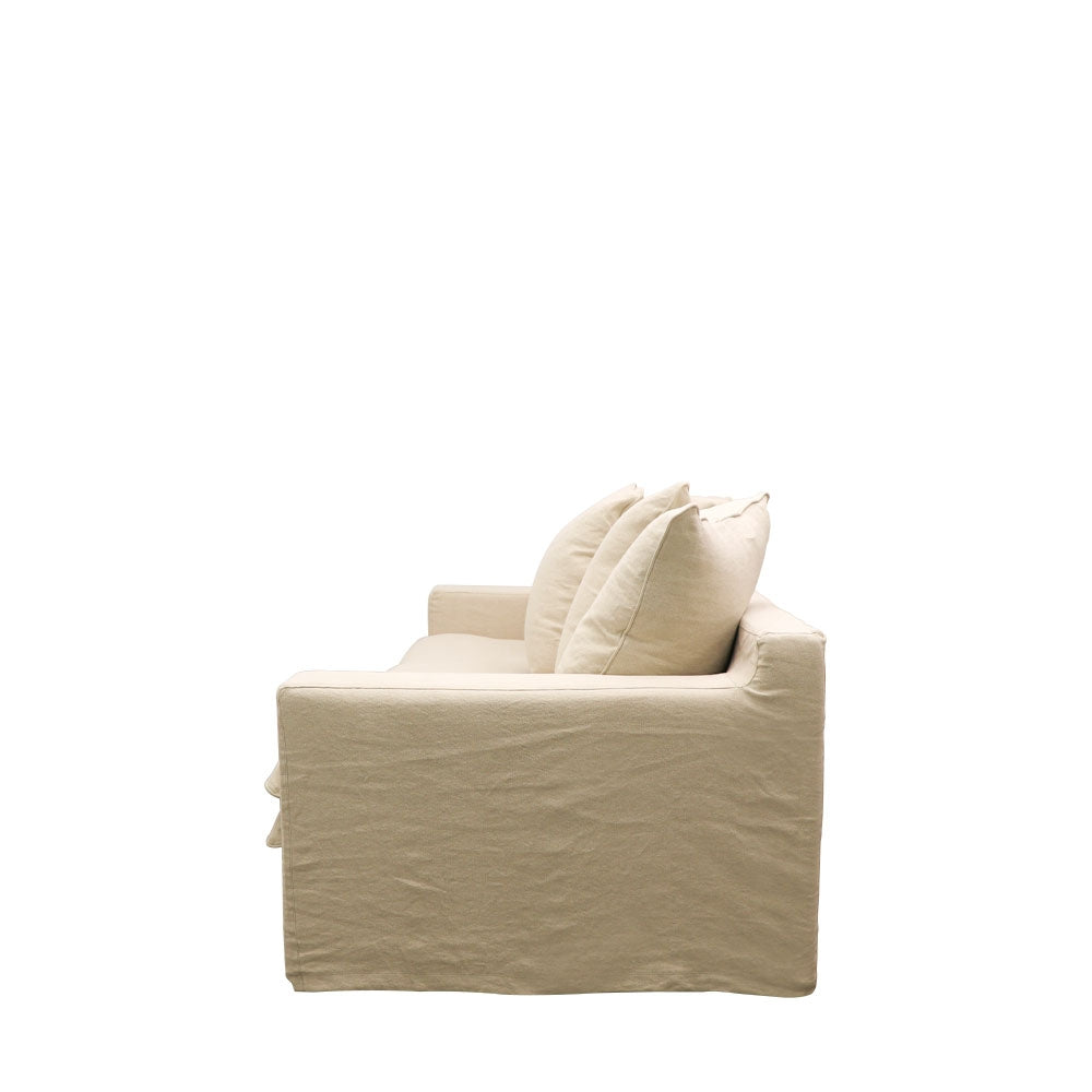 Keely Slipcover Sofa 3 Seater - Oatmeal Cover Set Only
