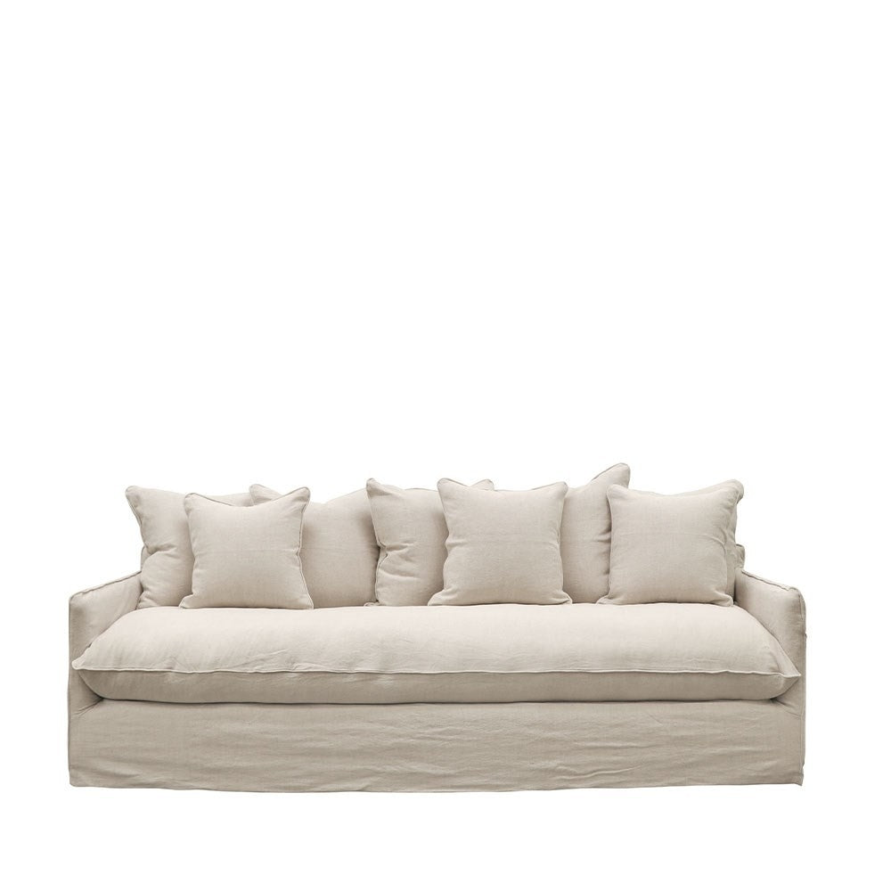Lotus Slipcover Sofa 3 Seater - Oatmeal Cover Set Only