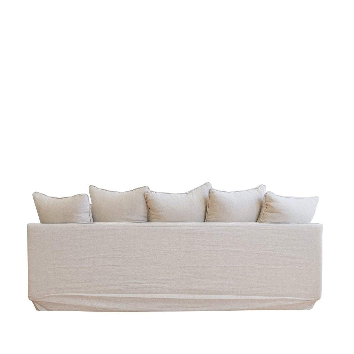 Lotus Slipcover Sofa 3 seater - Oatmeal