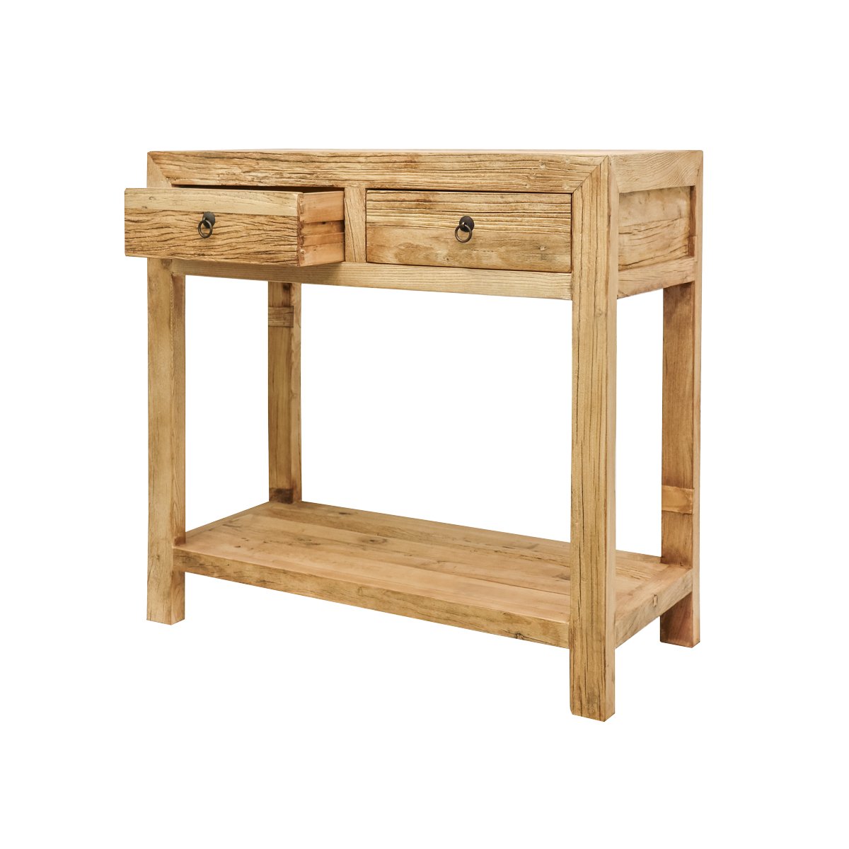 Parq 2 Drawer Console With lower Shelf