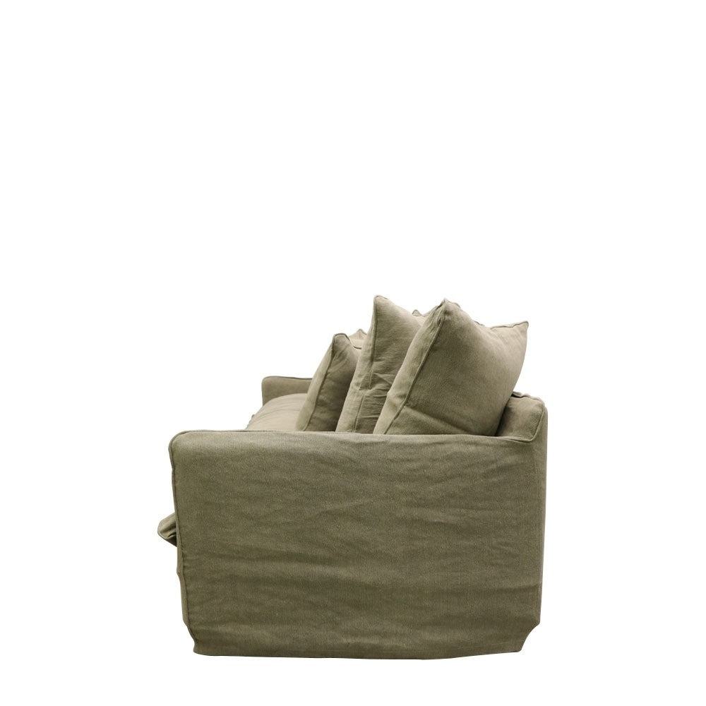 Lotus Slipcover Sofa 2 seater - Khaki