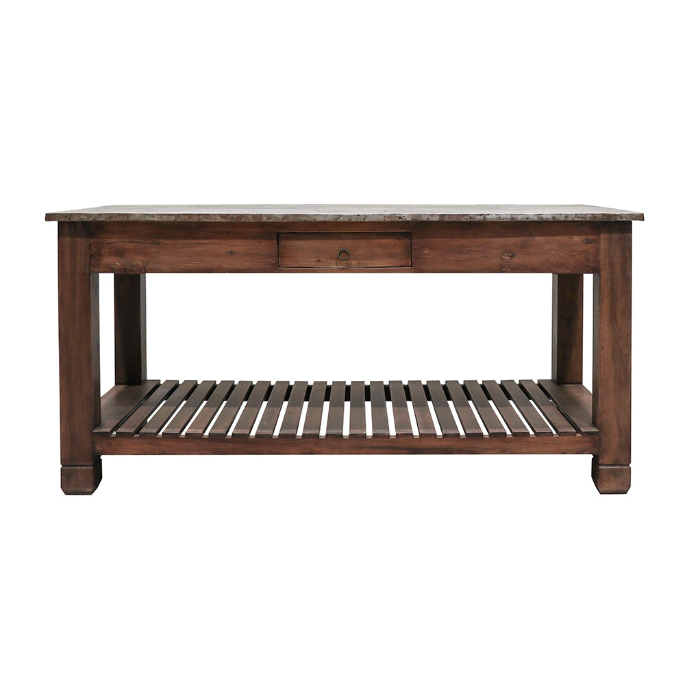 Liverpool Zinc Top Kitchen Workbench