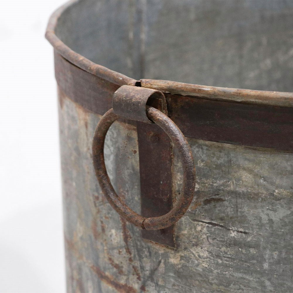 Flint Drum Planter - 100cm High