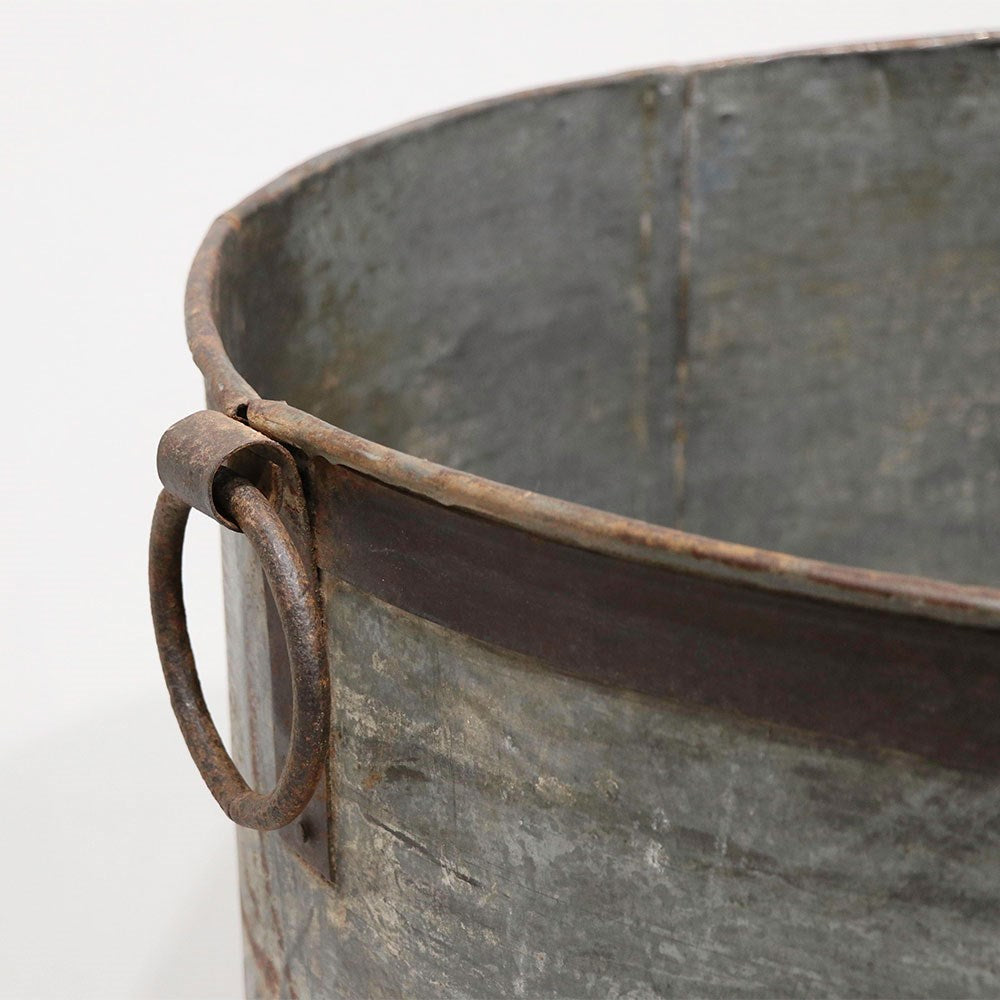 Flint Drum Planter - 100cm High