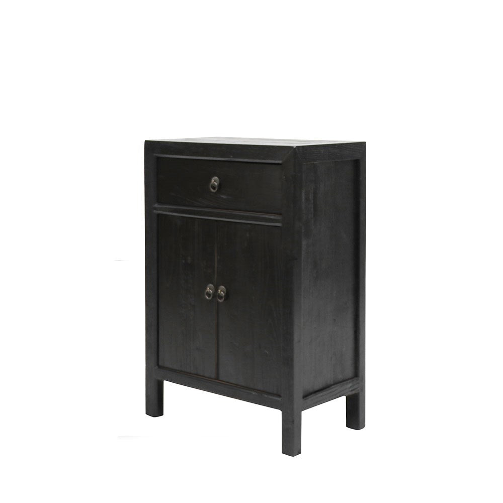 Parq Bedside/Cabinet Tall - Black