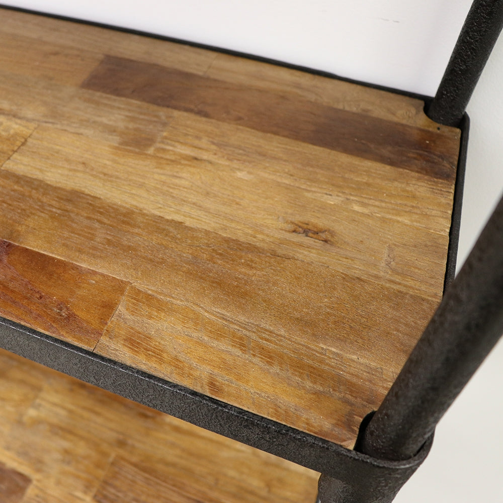 Industrial Metal Bookshelf - Narrow