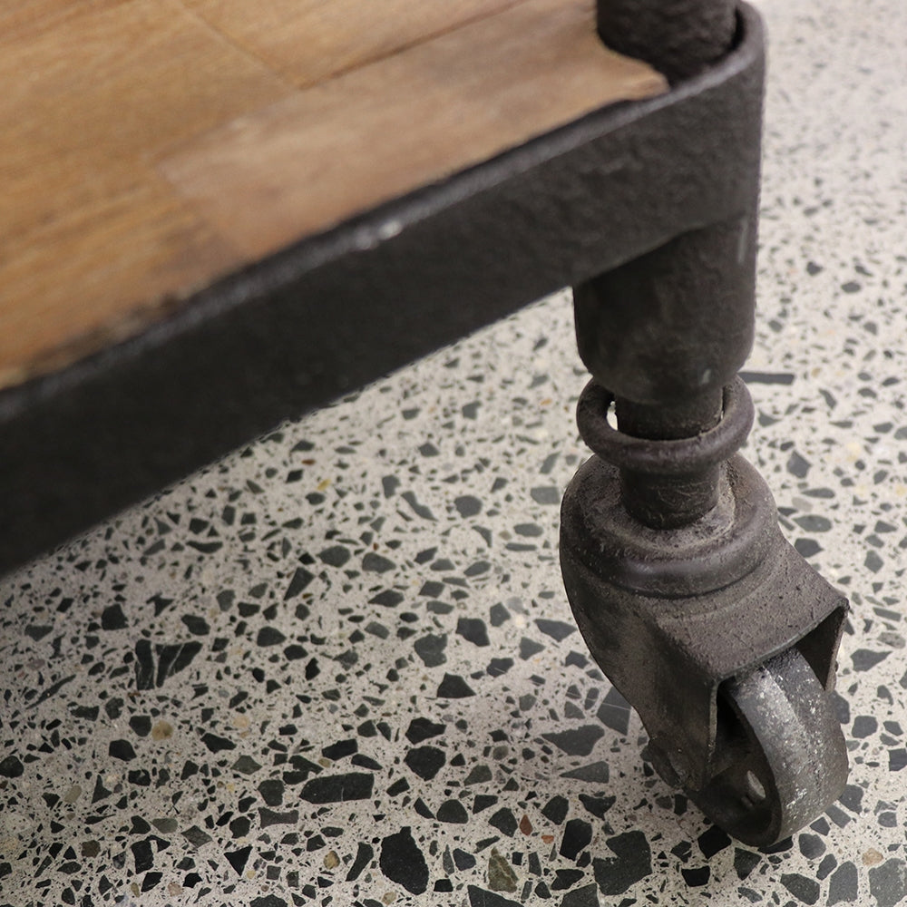 Industrial Metal Bookshelf - Narrow