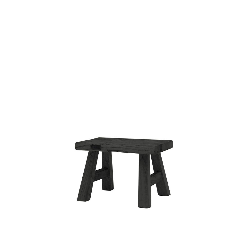 Parq Footstool Black - Rectangle