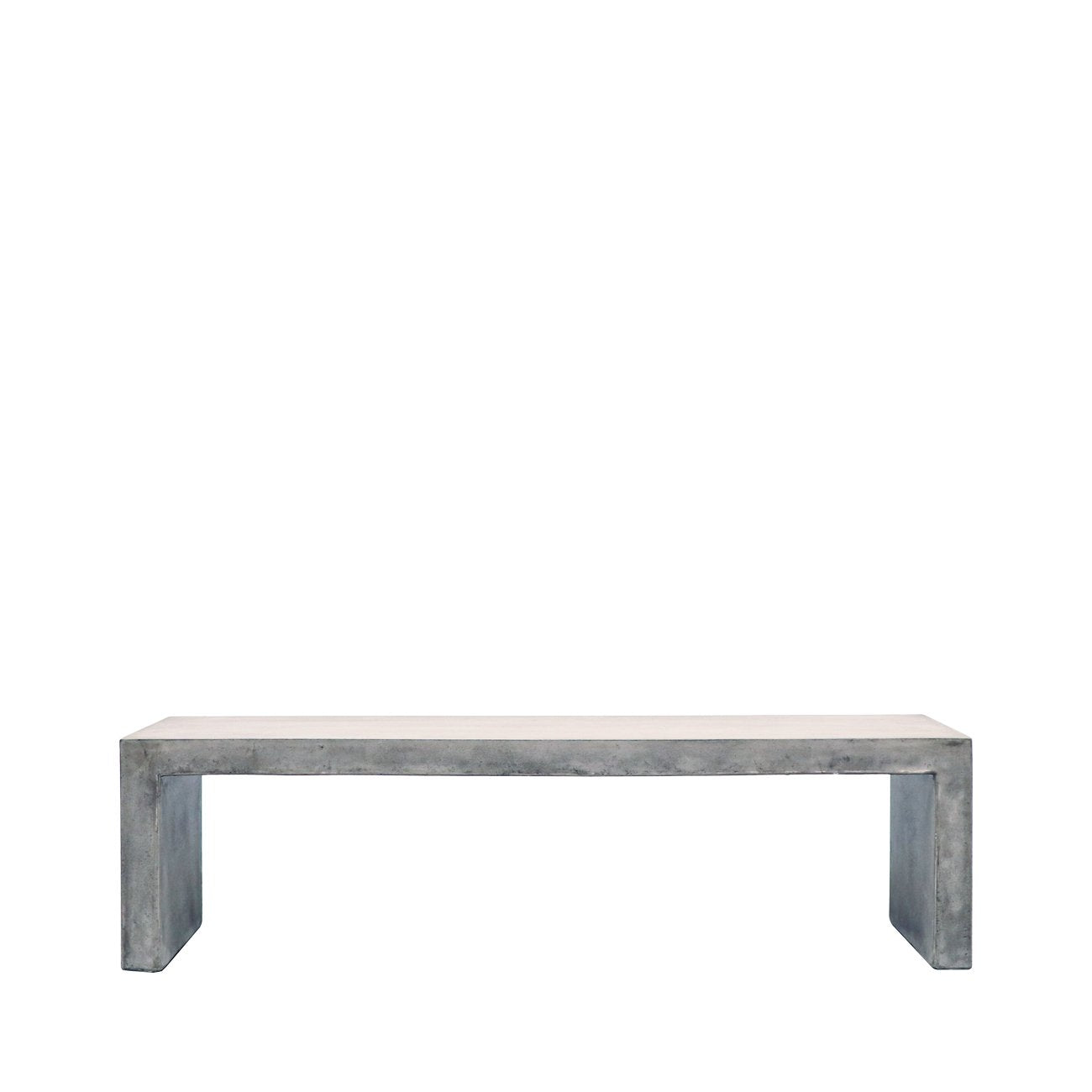 Palma Concrete Bench - 160cm - Grey
