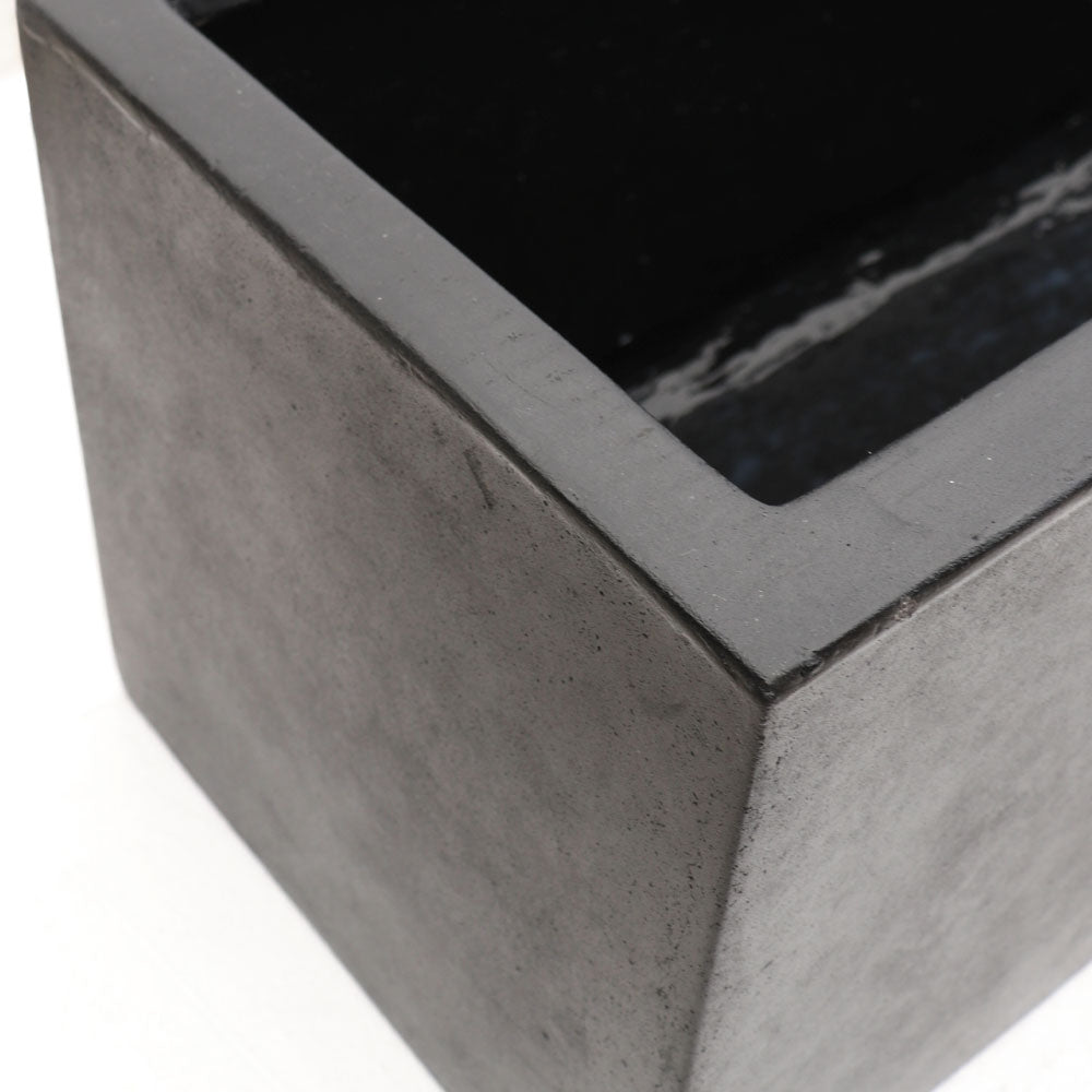Waihou Black Planter - Large