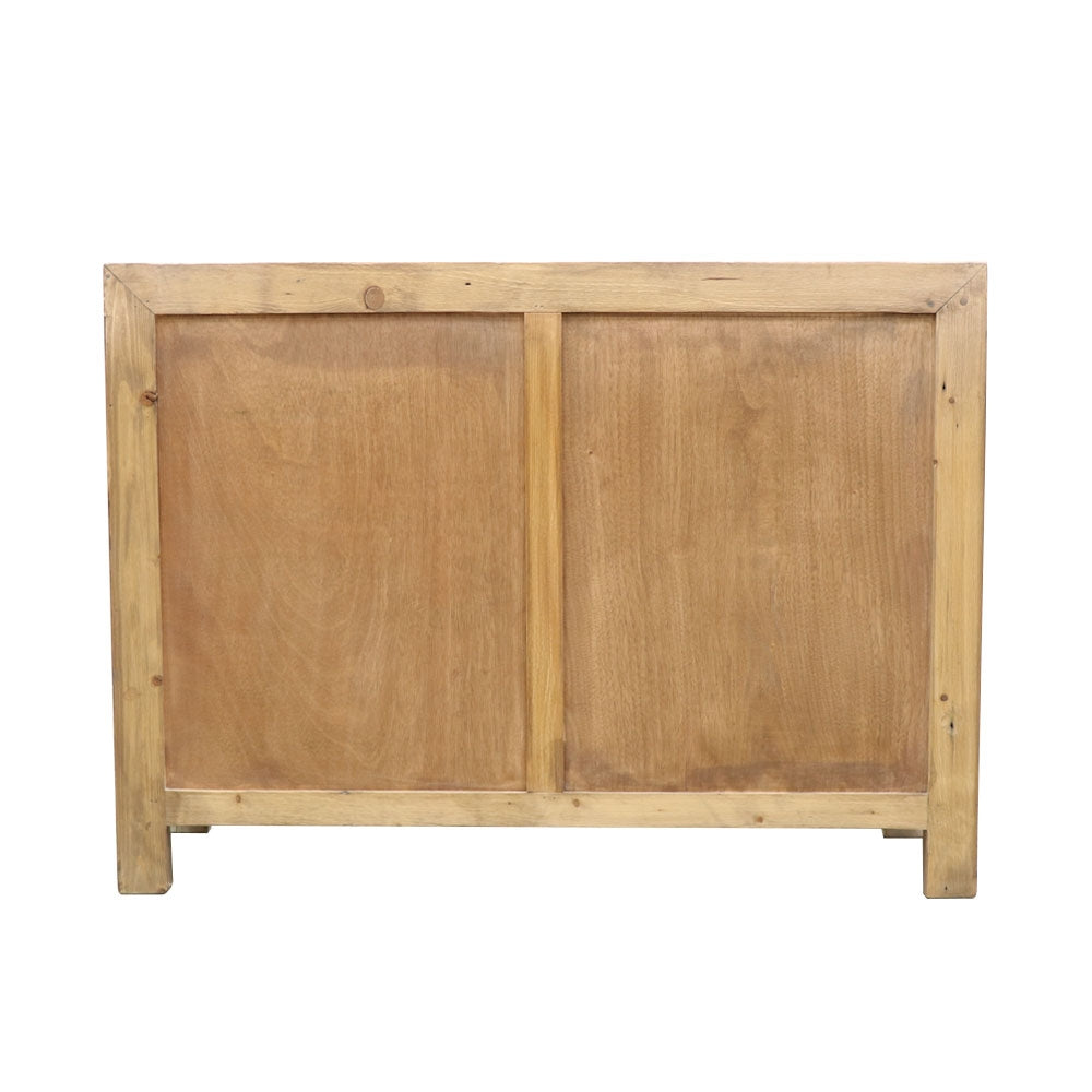 Oriental Painted 2 Door Sideboard - Vintage Grey