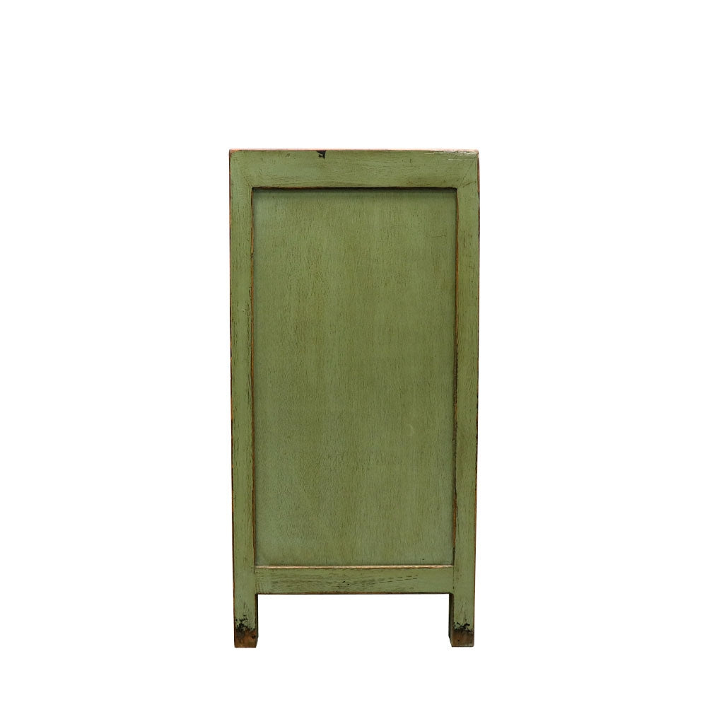 Oriental Painted 4 Door Sideboard - Vintage Green