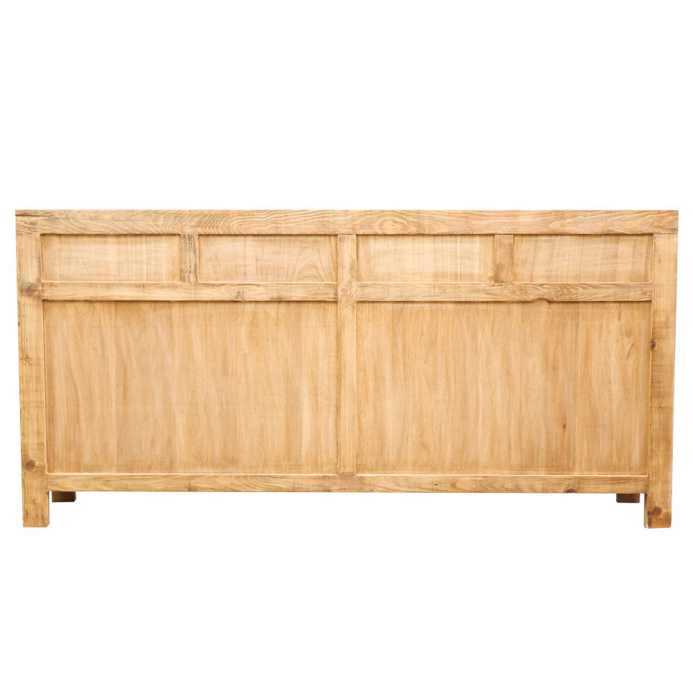 Oriental 4 Door Sideboard - Natural Finish