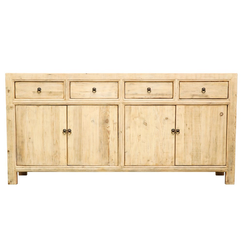 Oriental 4 Door Sideboard - Natural Finish