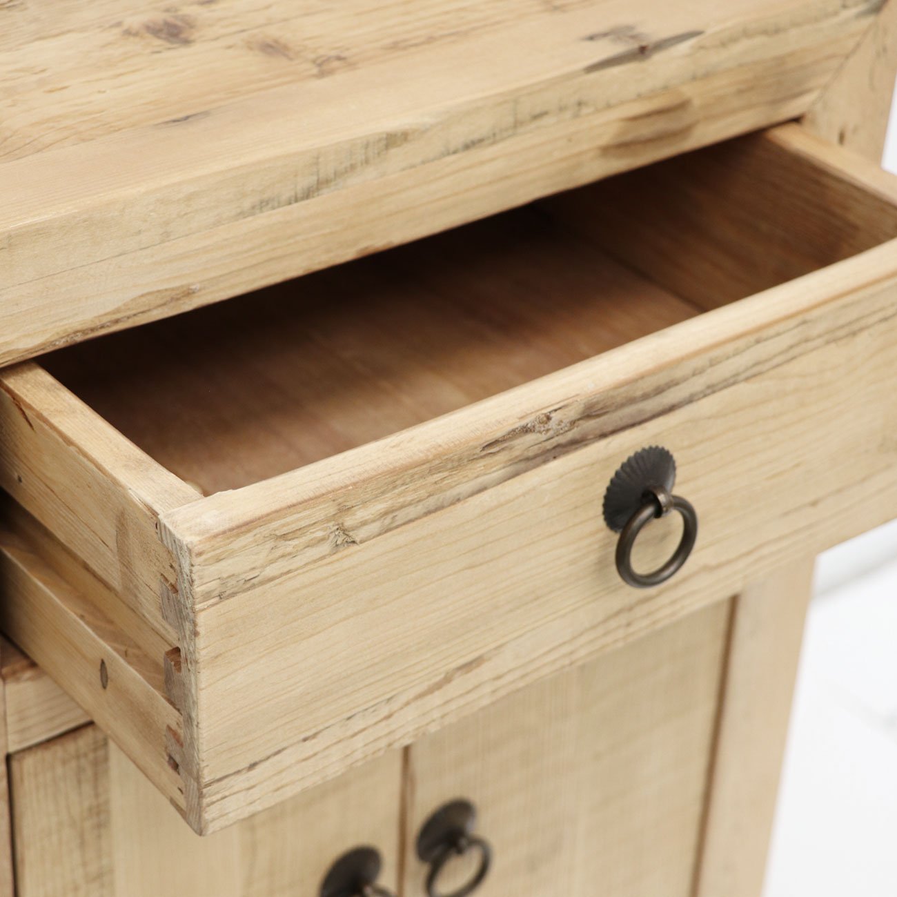 Oriental Bedside - Natural Finish