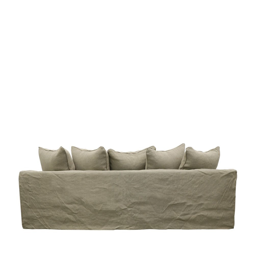 Keely Slipcover Sofa 3 Seater - Khaki Cover Set Only