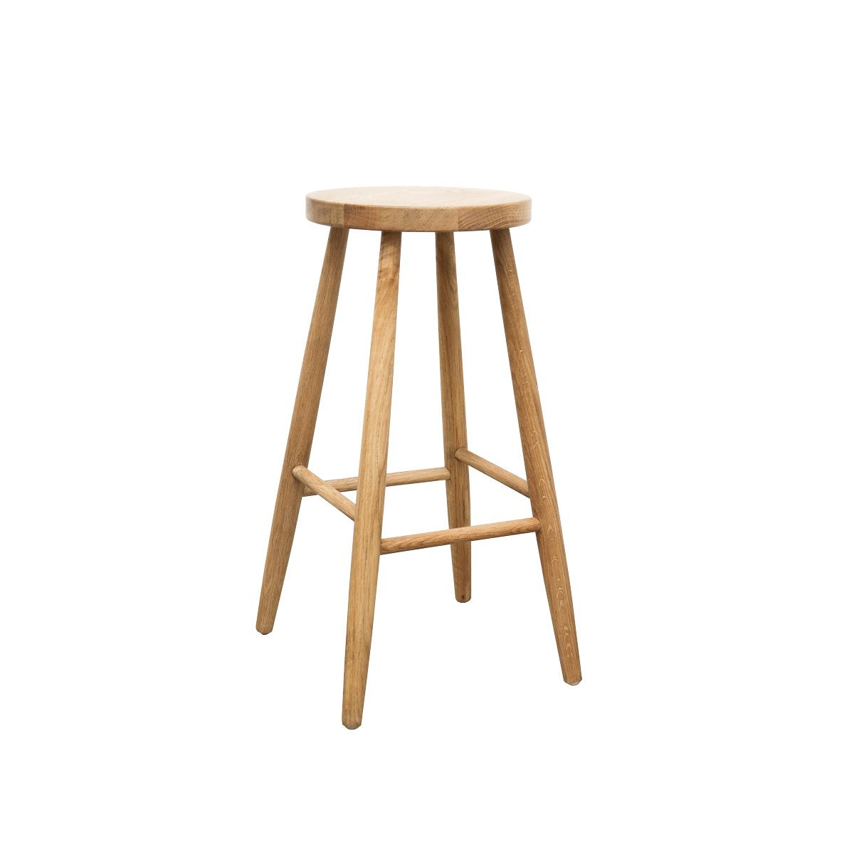 Vaasa Oak Barstool - 65cm - Natural