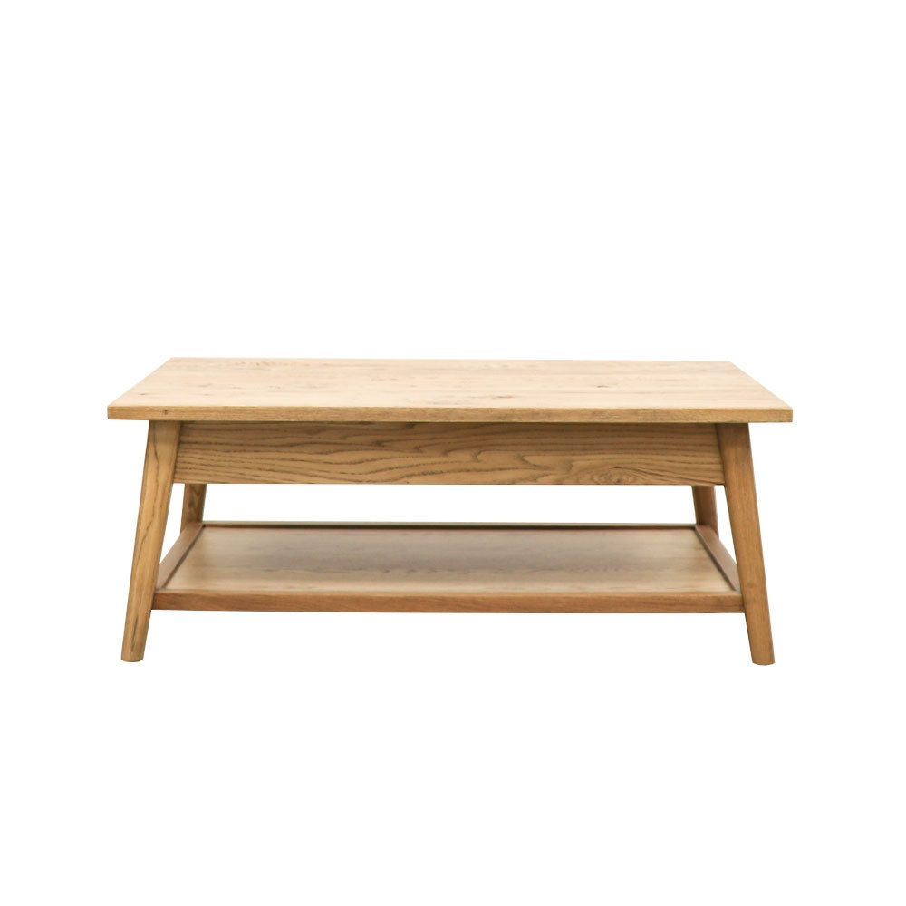 Vaasa Oak Rectangle Coffee Table - 2 Drawer