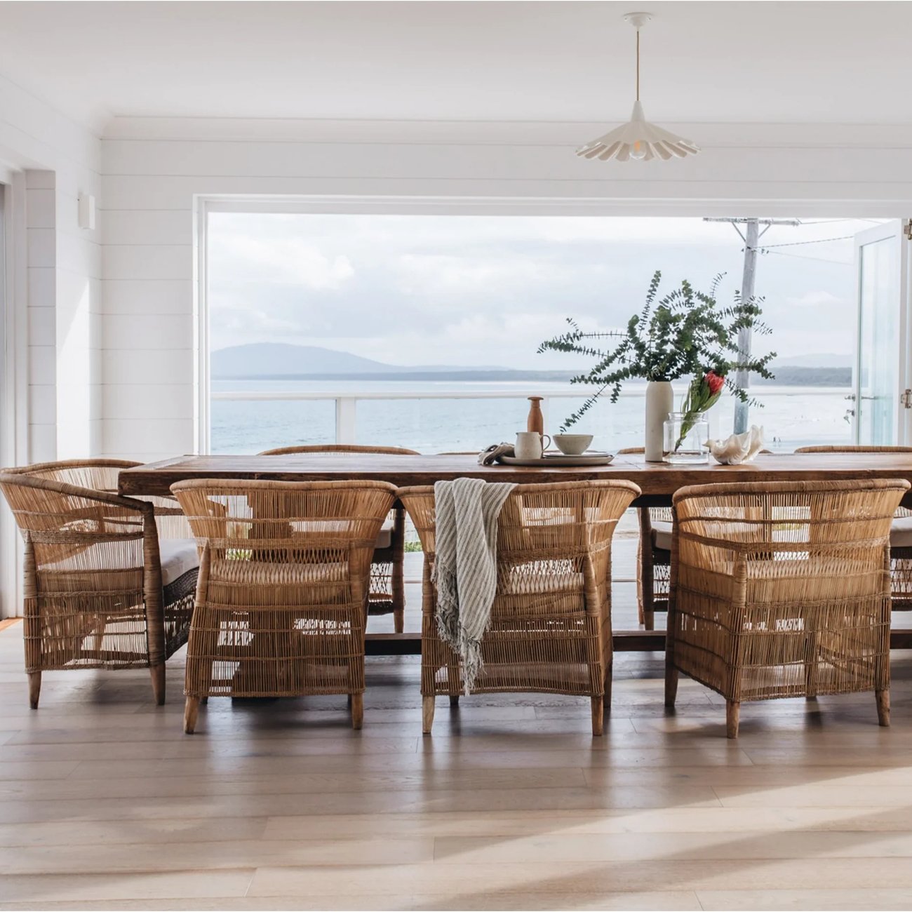 Malawi Cane Chair - Varnished
