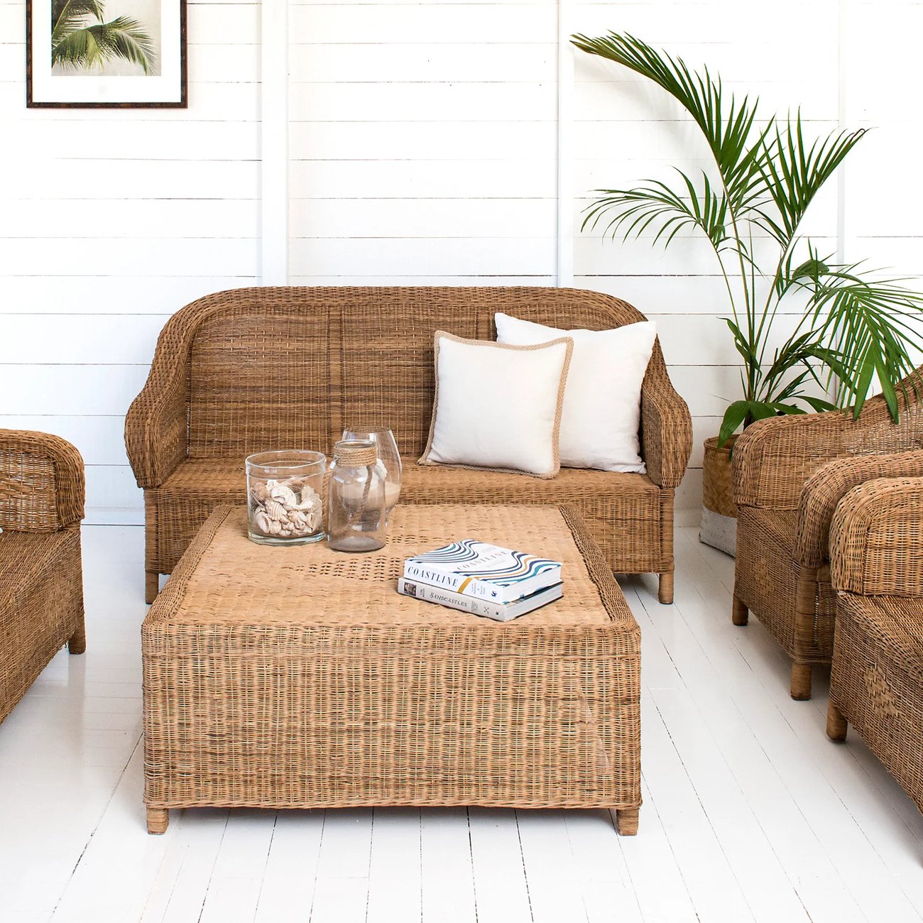 Malawi Cane Coffee Table - Natural